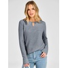 image:imageANRABESS Womens Long Sleeve Shirts Ribbed Knit Fall TopsBlue