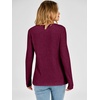 image:imageANRABESS Womens Long Sleeve Shirts Ribbed Knit Fall TopsBurgundy