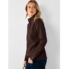 image:imageANRABESS Womens Long Sleeve Striped Turtle Neck Lightweight Fall SweaterCoffee