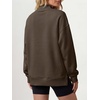 image:imageANRABESS Womens Mock Neck Oversized Sweatshirts Pullover Fall OutfitsCoffee