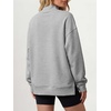 image:imageANRABESS Womens Mock Neck Oversized Sweatshirts Pullover Fall OutfitsLight Grey