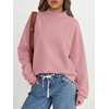 image:imageANRABESS Womens Mock Neck Oversized Sweatshirts Pullover Fall OutfitsPink