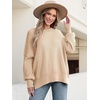 image:imageANRABESS Womens Oversized Knit Sweaters 2026 Fall OutfitsApricot