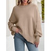 image:imageANRABESS Womens Oversized Knit Sweaters 2026 Fall OutfitsBright Tan