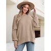 image:imageANRABESS Womens Oversized Knit Sweaters 2026 Fall OutfitsBright Tan