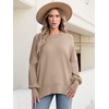 image:imageANRABESS Womens Oversized Knit Sweaters 2026 Fall OutfitsBright Tan