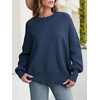 image:imageANRABESS Womens Oversized Knit Sweaters 2026 Fall OutfitsDeep Blue