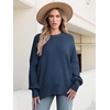 image:imageANRABESS Womens Oversized Knit Sweaters 2026 Fall OutfitsDeep Blue