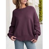 image:imageANRABESS Womens Oversized Knit Sweaters 2026 Fall OutfitsFuchsia