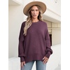 image:imageANRABESS Womens Oversized Knit Sweaters 2026 Fall OutfitsFuchsia
