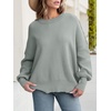 image:imageANRABESS Womens Oversized Knit Sweaters 2026 Fall OutfitsGray