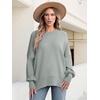 image:imageANRABESS Womens Oversized Knit Sweaters 2026 Fall OutfitsGray