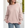 image:imageANRABESS Womens Oversized Knit Sweaters 2026 Fall OutfitsPink
