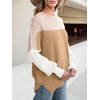 image:imageANRABESS Womens Oversized Knit Sweaters 2026 Fall OutfitsPink Block