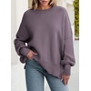 image:imageANRABESS Womens Oversized Knit Sweaters 2026 Fall OutfitsPurple