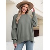 image:imageANRABESS Womens Oversized Knit Sweaters 2026 Fall OutfitsSage