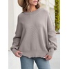 image:imageANRABESS Womens Oversized Knit Sweaters 2026 Fall OutfitsTaupe