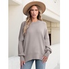 image:imageANRABESS Womens Oversized Knit Sweaters 2026 Fall OutfitsTaupe