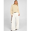 image:imageANRABESS Womens Oversized Sweaters Cable Knit Chunky Turtleneck PulloverAlmond