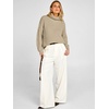 image:imageANRABESS Womens Oversized Sweaters Cable Knit Chunky Turtleneck PulloverKhaki