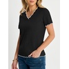 image:imageANRABESS Womens Short Sleeve Lightweight Sweater Business Casual Tops0black