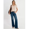 image:imageANRABESS Womens Short Sleeve Lightweight Sweater Business Casual Tops1apricot