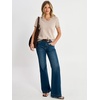 image:imageANRABESS Womens Short Sleeve Lightweight Sweater Business Casual TopsAlmond