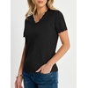 image:imageANRABESS Womens Short Sleeve Lightweight Sweater Business Casual TopsBlack