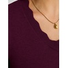 image:imageANRABESS Womens Short Sleeve Lightweight Sweater Business Casual TopsDark Red