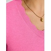 image:imageANRABESS Womens Short Sleeve Lightweight Sweater Business Casual TopsHot Pink
