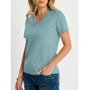 image:imageANRABESS Womens Short Sleeve Lightweight Sweater Business Casual TopsLight Blue