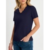 image:imageANRABESS Womens Short Sleeve Lightweight Sweater Business Casual TopsNavy Blue