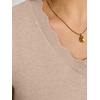 image:imageANRABESS Womens Short Sleeve Lightweight Sweater Business Casual TopsTan
