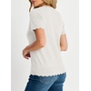 image:imageANRABESS Womens Short Sleeve Lightweight Sweater Business Casual TopsWhite