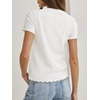 image:imageANRABESS Womens Sleeveless Scallop Sweater Vest Crew Neck Tank TopsWhite