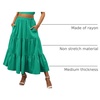 image:imageANRABESS Womens Summer Flowy Maxi Skirts with PocketsForest
