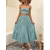 image:imageANRABESS Womens Summer Flowy Maxi Skirts with PocketsLake