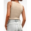 image:imageANRABESS Womens Summer Scalloped Sweater Tank TopsParchment