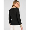 image:imageANRABESS Womens Sweaters Fall Long Sleeve Polo Lightweight Pullover TopsBlack