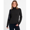 image:imageANRABESS Womens Turtleneck Wool Blend Lightweight SweatersBlack