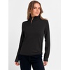 image:imageANRABESS Womens Turtleneck Wool Blend Lightweight SweatersBlack