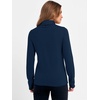 image:imageANRABESS Womens Turtleneck Wool Blend Lightweight SweatersDeep Blue