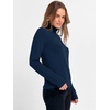 image:imageANRABESS Womens Turtleneck Wool Blend Lightweight SweatersDeep Blue