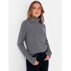 image:imageANRABESS Womens Turtleneck Wool Blend Lightweight SweatersDeep Grey