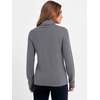 image:imageANRABESS Womens Turtleneck Wool Blend Lightweight SweatersDeep Grey