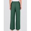 image:imageANRABESS Womens Wide Leg Casual Flowy Elastic Waist Beach Palazzo PantsDeep Green