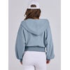image:imageANRABESS Womens Zip Up Hoodie Cropped SweatshirtBlue