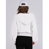 image:imageANRABESS Womens Zip Up Hoodie Cropped SweatshirtWhite