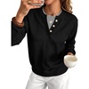 image:imageANRABESS Sweaters for Women 2026 Fall Long Sleeve Lightweight Pullover TopsBlack
