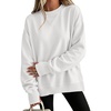 image:imageANRABESS Sweatshirt for Women Crewneck Fleece 2026 Fall OutfitsWhite